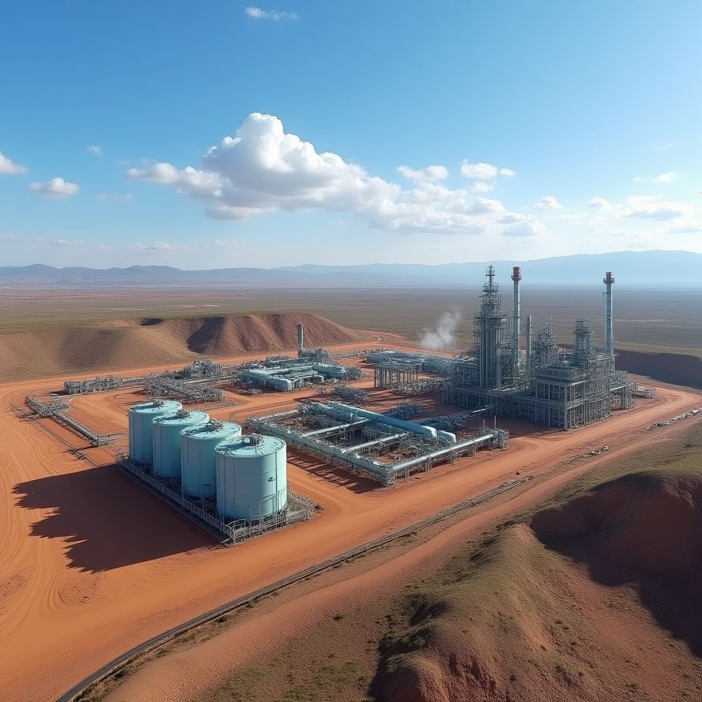 Planta de procesamiento de gas natural
